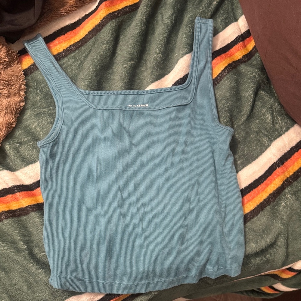 Old navy cropped square neck tank top